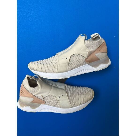 Asics Gel-Lyte V Sanze Knit Beige Textile Mens Lace Up Trainers H800N Us Sz 11 - Picture 3 of 6